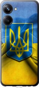 Чехол на Realme 10 Pro Флаг и герб Украины 1 "375u-2945-17620"