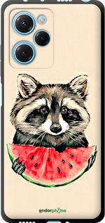 Чохол на Xiaomi Redmi Note 12 Pro Speed Єнотик з кавуном "4605b-3334-2448"