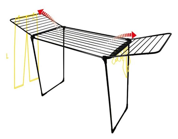 Сушарка для білизни підлогова Casa Si Poseidon Super 20m Black (CS92254C04H) | Зображення 2