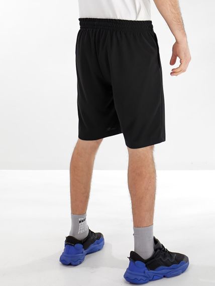 Мужские классические шорты с карманами на молнии больших размеров и батал DE1107 цвет черный, размер 60 | Зображення 1