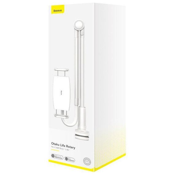 Регулируемая подставка для телефона/планшета Baseus Otaku Life Rotary Adjustment Lazy Pro (LUZQ) Silver | Зображення 3