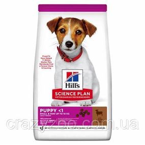 Сухой корм для щенков малых пород Hill's Puppy Small & Mini Lamb&Rice ягненком и рисом 1.5 кг 606589
