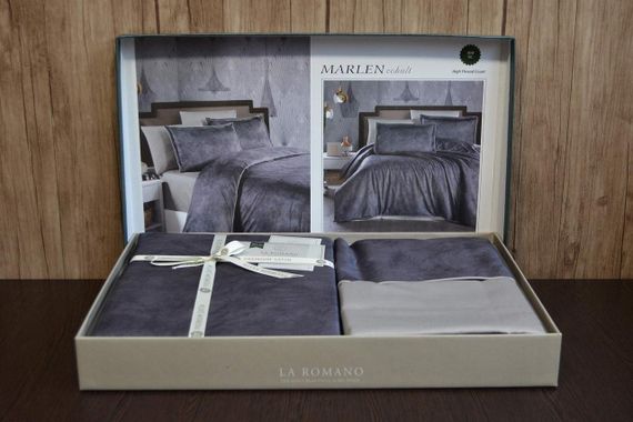 Постільна білизна La Romano Premium Satin 200×220 Marlen Cobalt | Зображення 2