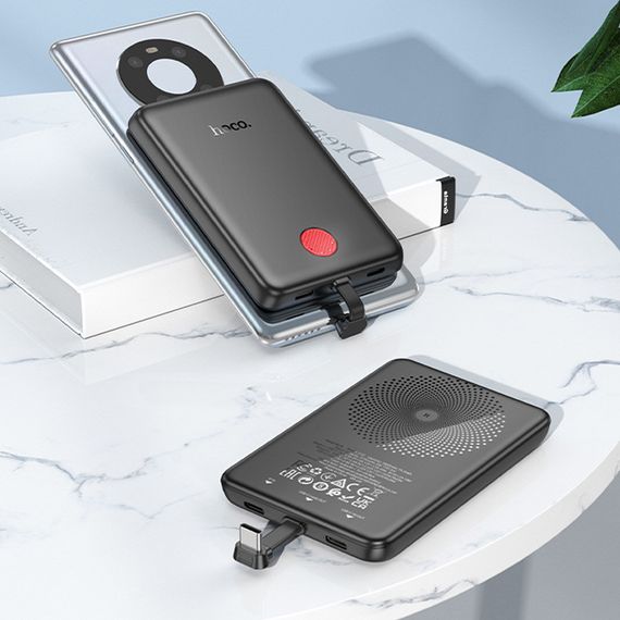 Портативний ЗП Power Bank Hoco J133 Triumph PD20W + Type-C 5000 mAh Black | Зображення 6