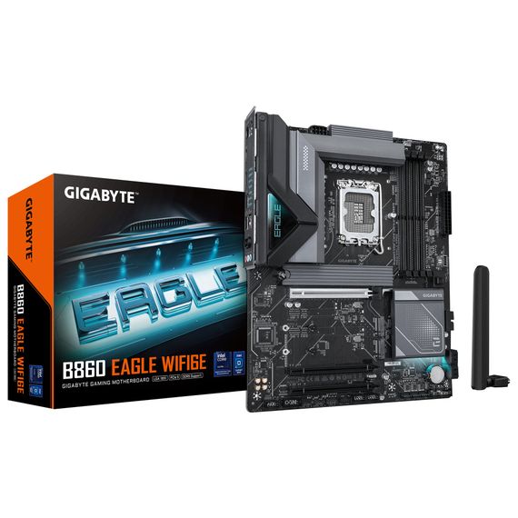 Материнська плата GIGABYTE B860 EAGLE WIFI6E s1851 B860 4xDDR5 M.2 Wi-Fi BT HDMI DP ATX B860_EAGLE_WIFI6E | Зображення 3