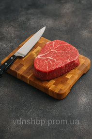 Обробна дошка з дуба 35×25 см Доміно, дерев’яна кухонна дошка для нарізання та сервірування страв C51W250350D