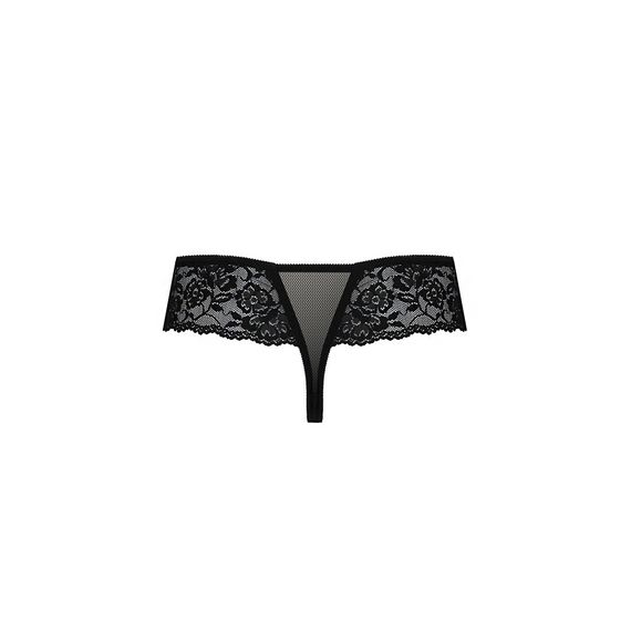 Трусики Passion Exclusive ABLA THONG XXL/XXXL, black | Зображення 5