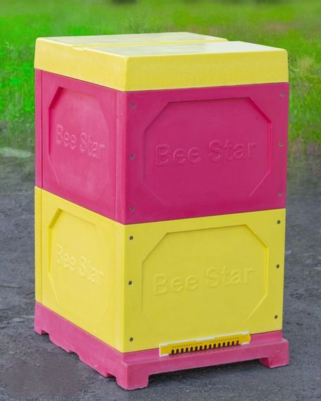Вулик ППУ “BeeStar” (2 корпуси Дадан 300 мм на 10 рамок) – кольоровий | Зображення 3