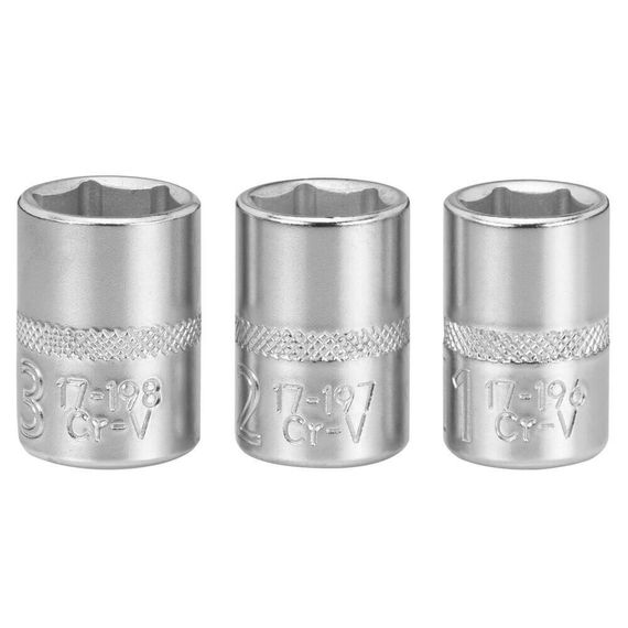 Набор торцевых головок 1/4 Maxi Drive, с шестигранным профилем, 3 шт: 11, 12, 13 мм. STANLEY FMMT17092-0 | Зображення 2