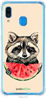 Чохол на Samsung Galaxy A30 2019 A305F Єнотик з кавуном "4605sp-1670-2448"