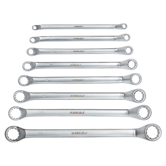 Ключі накидні Sigma 8 шт 6-22 мм CrV satine (6010051)