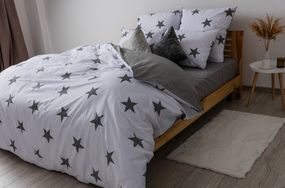 Постельное белье двуспальное ТЕП Soft dreams Morning Star Grey 2-03858-25305 180х215 см серое
