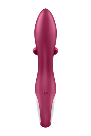 Гибкий двойной вибратор SATISFYER EMBRACE ME бордовый sexstyle | Зображення 5