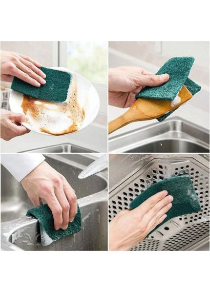 Губки абразивные Spontex Heavy Duty Scourer Pads 3шт | Зображення 1