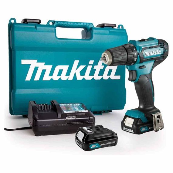 Шуруповерт аккумуляторный Makita DF333DWAE (30 Нм, 0.8-10 мм, CXT)