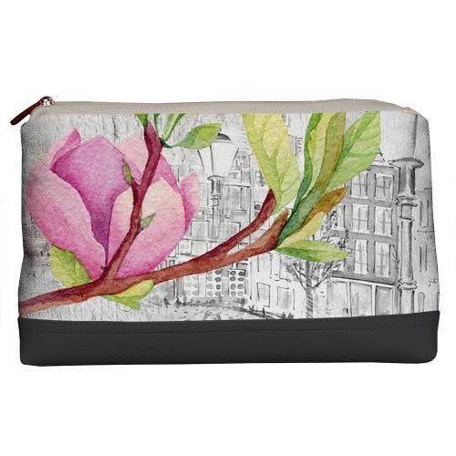 Косметичка дорожная женская Lovely Магнолия 26x15x8 см (KK_CLF008_SE)