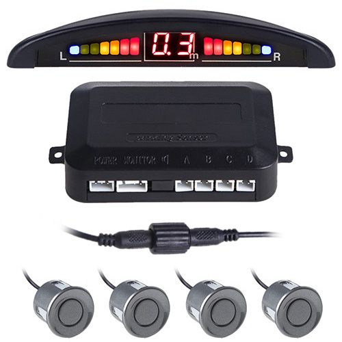 Паркувальна система Pulso LP-10140/LED/4 датчики D=22мм/конектор/grey