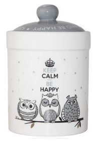 Банка керамічна Be Happy "Совушки» 700мл