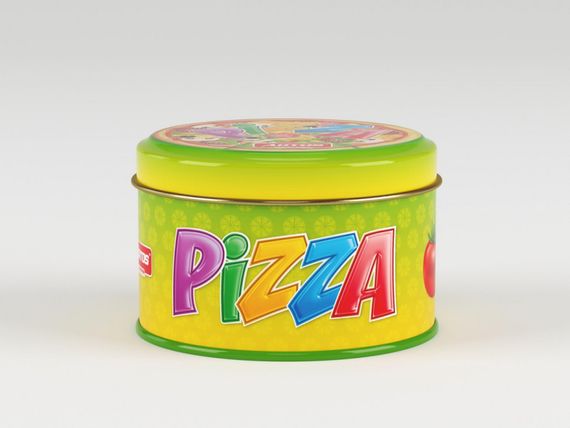 Настольная игра "Пицца" 1045, 70 круглых карточек | Зображення 1