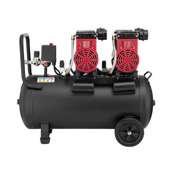 Компресор безмасляний STORM 50 л, 8 aтм, 320 л/хв INTERTOOL PT-0027 | Зображення 2