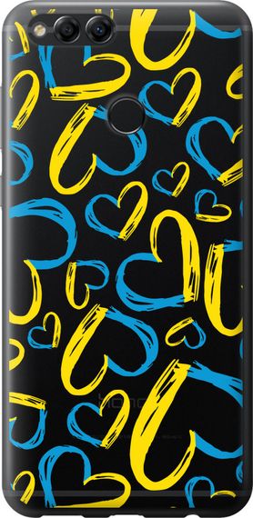Чехол на Huawei Honor 7X Сердца UA "5292u-1139-17620"