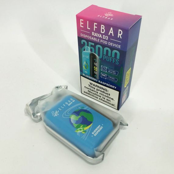 Elf Bar Raya D3 25000 смак Чорниця Малина (Blueberry Raspberry) | Зображення 1