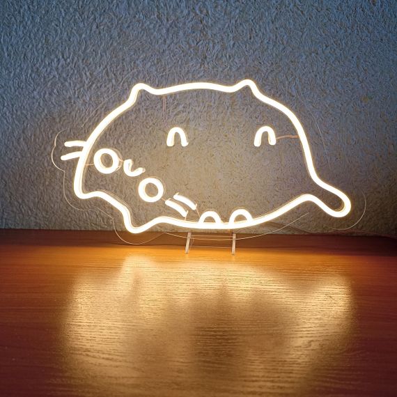 Неоновий світильник кіт Пушин 420х240 acr-n000076 | Зображення 1