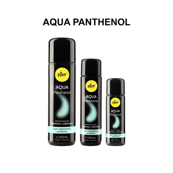 Змазка на водній основі pjur Aqua Panthenol 100 мл з пантенолом, догляд та зволоження | Зображення 3