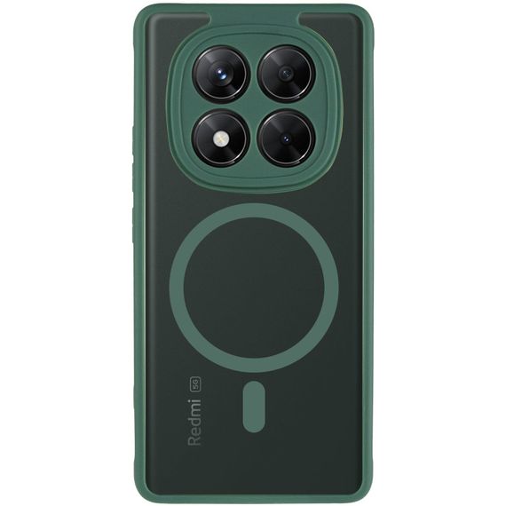 Чохол TPU Bloom with MagSafe для Xiaomi Redmi Note 15 Pro 4G Green | Зображення 1
