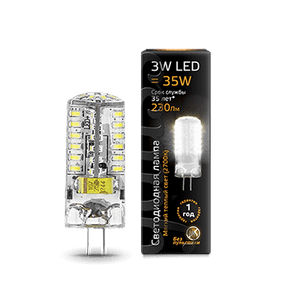 Лампа Gauss LED G4 AC150-265V 3W 2700K