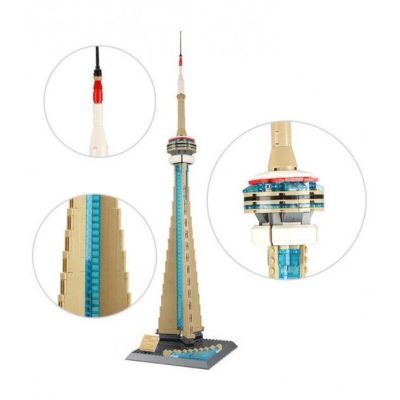 Конструктор Wange Си-Энн-Тауэр. Телевизионная башня Торонто (WNG-CN-Tower) | Зображення 1