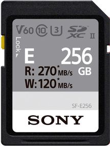 Карта пам'яті Sony 256GB SDXC C10 UHS-II U3 V60 R270/W120MB/s Entry (SFE256.ET4)