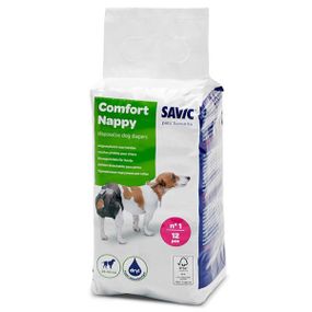 Одноразові підгузки для собак Savic Comfort Nappy, 40-52 см