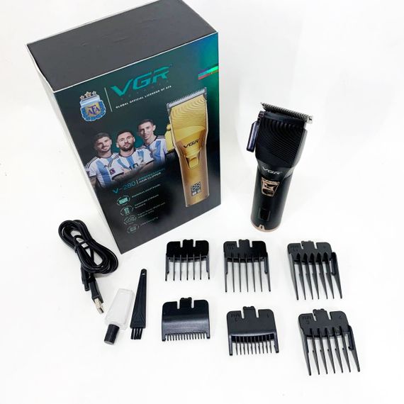 Машинка для стрижки хорошая VGR, Беспроводная аккумуляторная машинка для стрижки волос JA-19 | Зображення 7