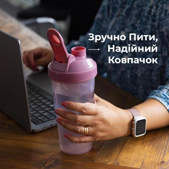 Спортивний шейкер Smartshake Lite 1000ml Glossy-Black | Зображення 9