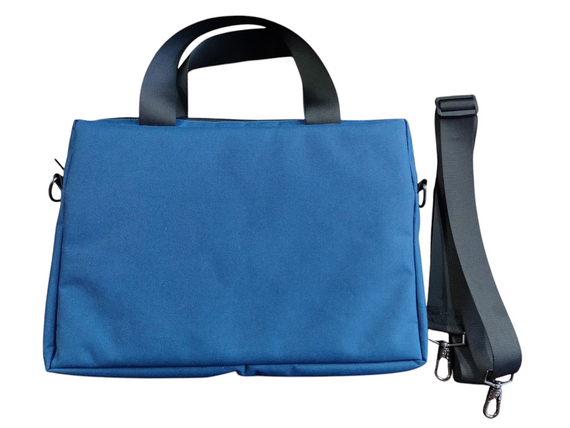 Сумка для ноутбука діагоналлю 17 дюймів М&М Вид 4 Blue Angels синій (213955)