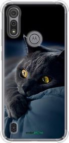 Чохол на Motorola E6s Димчастий кіт "825sp-2001-2448"