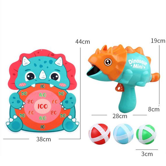 Інтерактивна гра Dinosaur Athletics Gun на липучках + мішень Green | Зображення 1