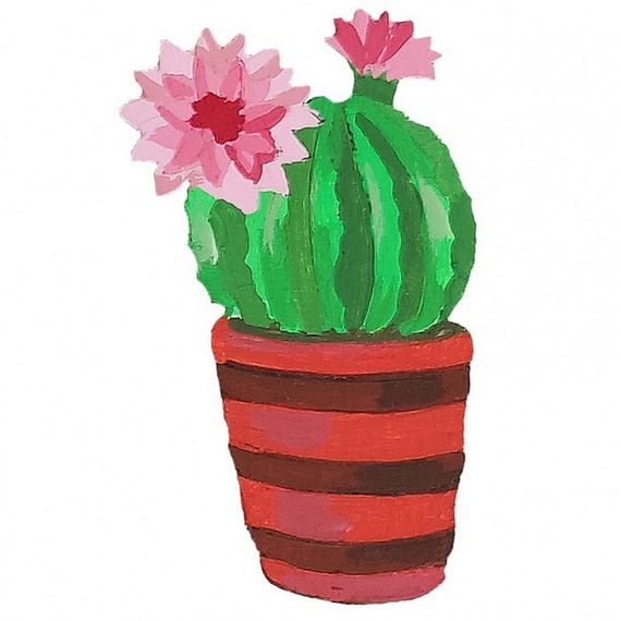 Набор детского творчества Роспись по дереву «Магниты-кактусы» РД-009 | Зображення 2