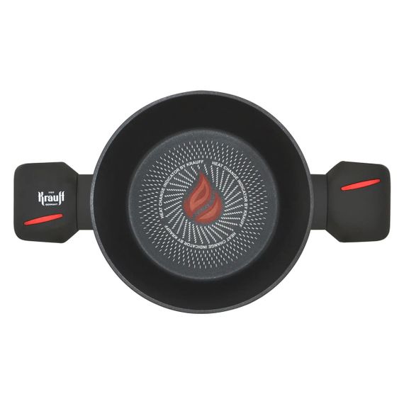 Кастрюля Krauff Smart Fry 25-45-159, 2.3 л, 20 см, алюминиевая с крышкой и антипригарным покрытием | Зображення 2