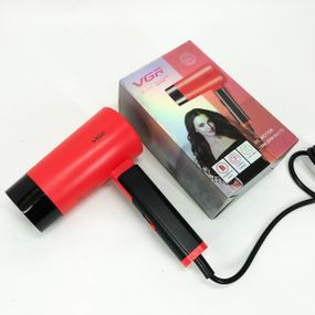 Фен для волос с ионизацией VGR V-426 2000 Вт, Хороший электрический фен, Функциональная щетка для сушки KB-45
