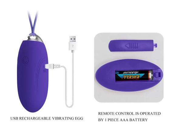 Віброяйце з дистанційним керуванням Pretty Love — Jenny Youth, BI-014362W-9L sexstyle | Зображення 14