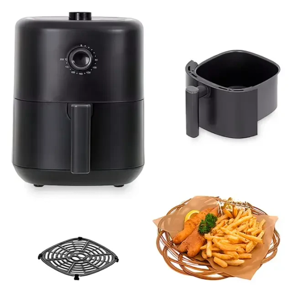 Аерофритниця для дому з таймером на 1.5 Л, 1200 ВТ AIR FRYER CROWNBERG CB 5541Безмасляна фритюрниця | Зображення 1