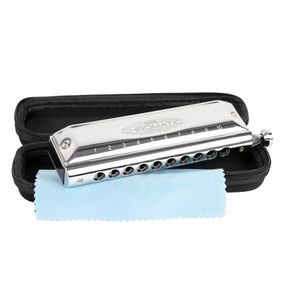 Губна гармоніка Cascha Chromatic 10-40 Blues Harmonica HH 2272 (C4 - F#6) (губна гармошка)