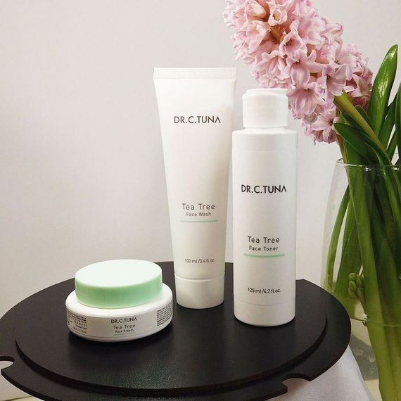 Набор для жирной комбинированной проблемной кожи Farmasi Tea Tree Dr. C. Tuna крем гель тоник чайное дерево | Зображення 2