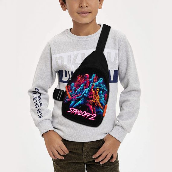 Сумка через плече дитяча Standoff 2 29х17 см сумка слінг для хлопчика (02022)