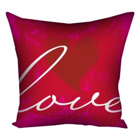 Подушка габардинова з принтом Love 50x50 см (5P_LP283)
