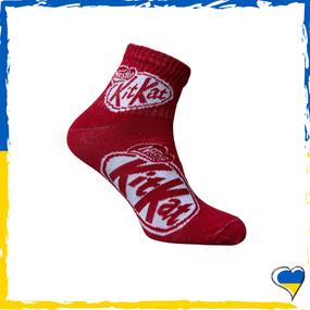 Носки унисекс с принтом Kit-Kat Кіт-Кат 36-40р