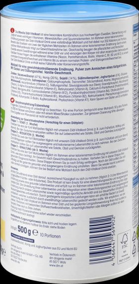 Mivolis "Дієтичний білковий коктейль" з амінокислотами, білками та вітамінами, смак шоколад, 500 г. | Зображення 3