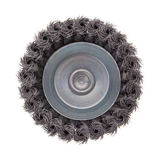 Щітка чашкова 100 мм для дриля, 1/4" (пучки крученого дроту) INTERTOOL BT-3100 | Зображення 2